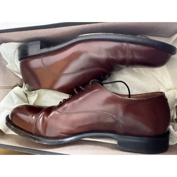 Bostonian Mens 10 M Oxford Dress Shoe Omaha Brown Business Office Heritage Boxed - Picture 11 of 14